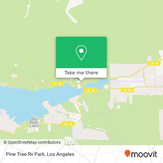 Pine Tree Rv Park map