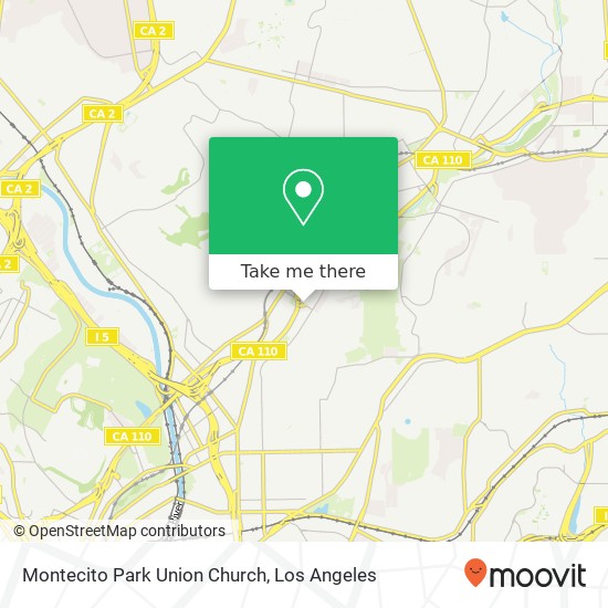 Montecito Park Union Church map