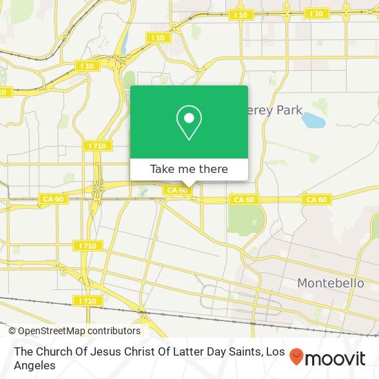 Mapa de The Church Of Jesus Christ Of Latter Day Saints