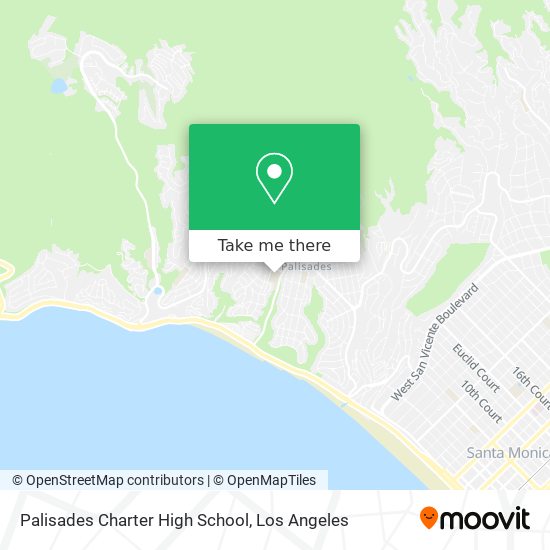 Mapa de Palisades Charter High School