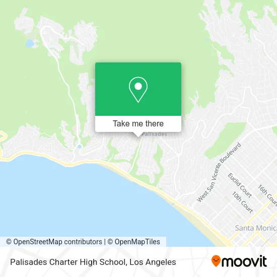 Palisades Charter High School map