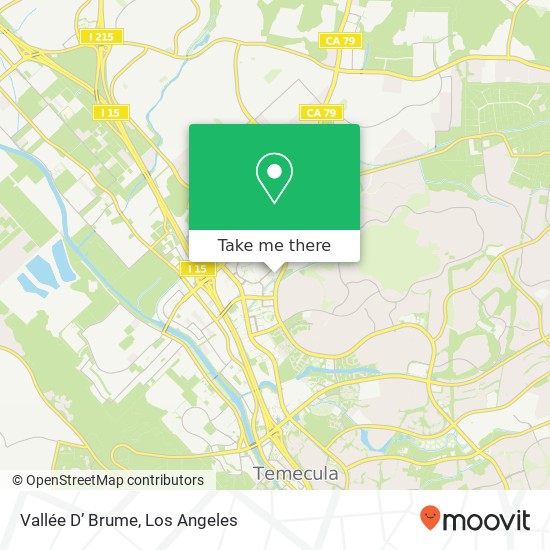 Vallée D’ Brume map