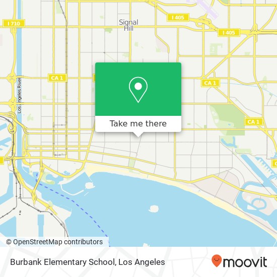 Burbank Elementary School map