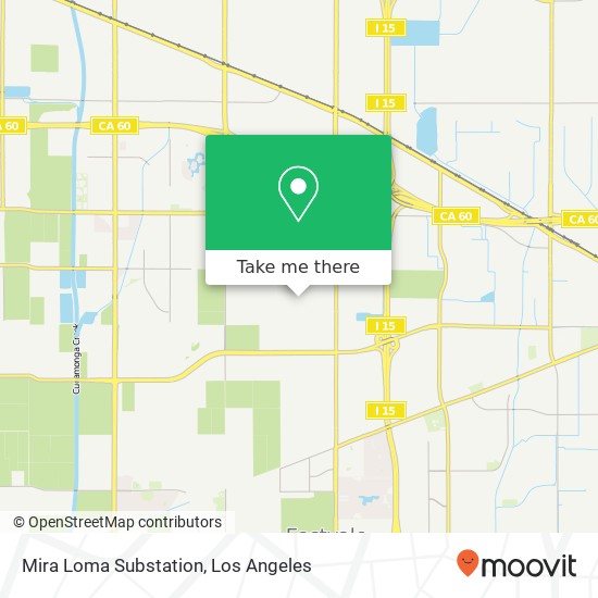 Mira Loma Substation map