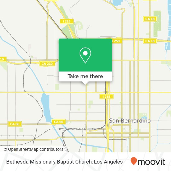 Bethesda Missionary Baptist Church map
