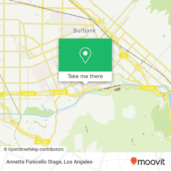 Annette Funicello Stage map