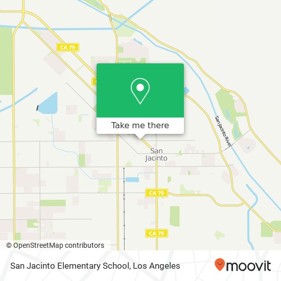 San Jacinto Elementary School map