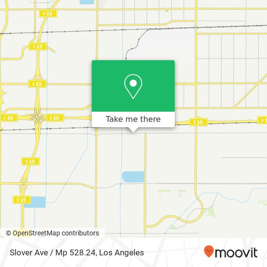 Mapa de Slover Ave / Mp 528.24