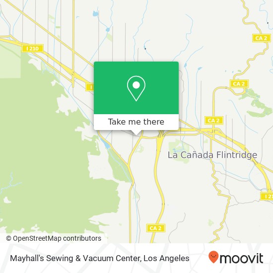 Mapa de Mayhall's Sewing & Vacuum Center
