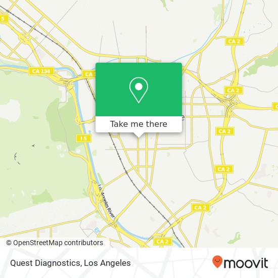 Quest Diagnostics map