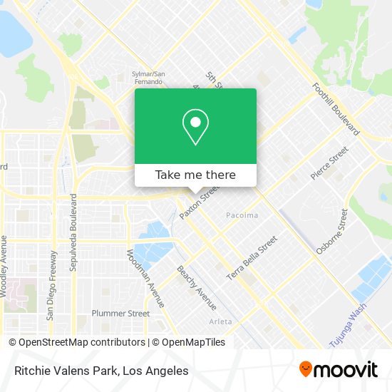 Mapa de Ritchie Valens Park