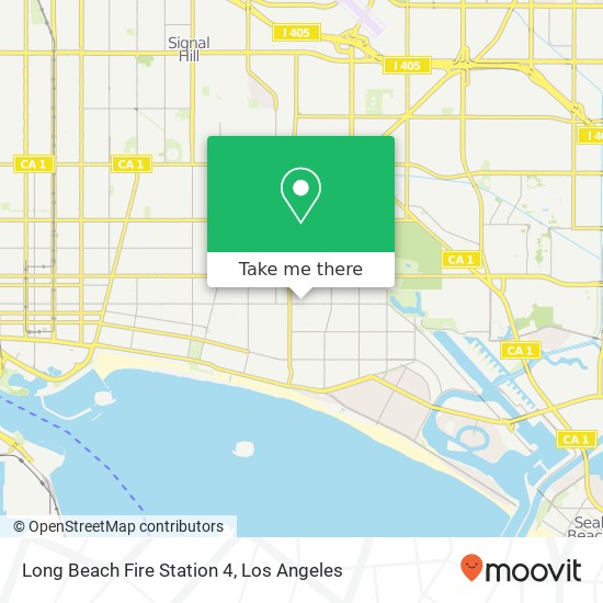 Mapa de Long Beach Fire Station 4