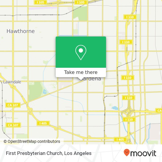 First Presbyterian Church map