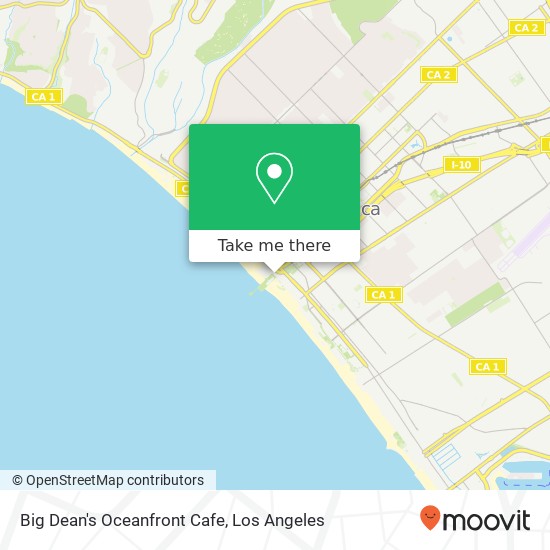 Mapa de Big Dean's Oceanfront Cafe