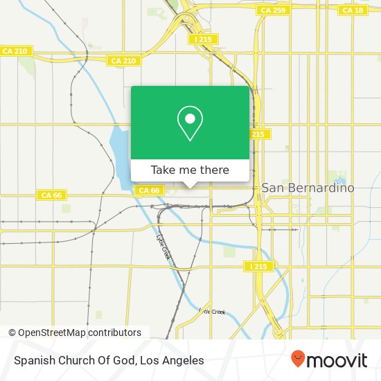 Spanish Church Of God map