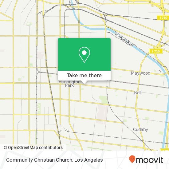 Community Christian Church map