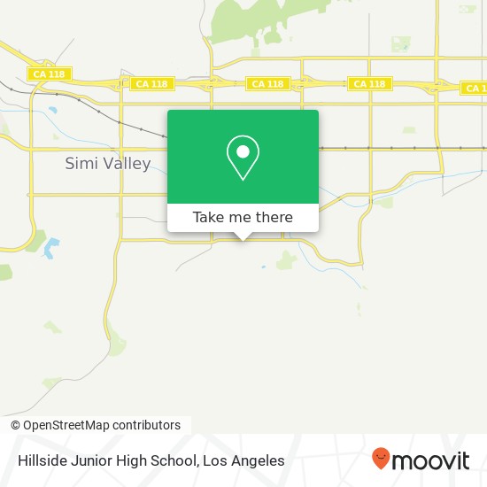 Mapa de Hillside Junior High School