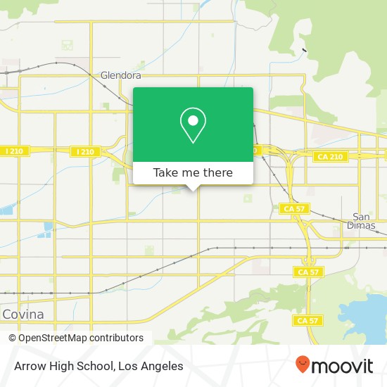 Mapa de Arrow High School