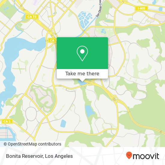 Bonita Reservoir map