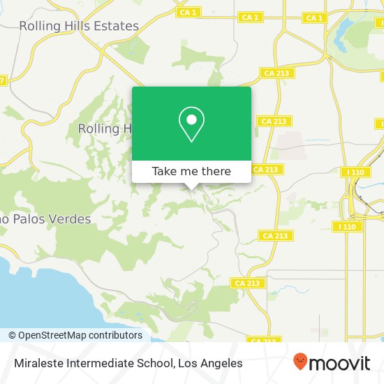 Miraleste Intermediate School map