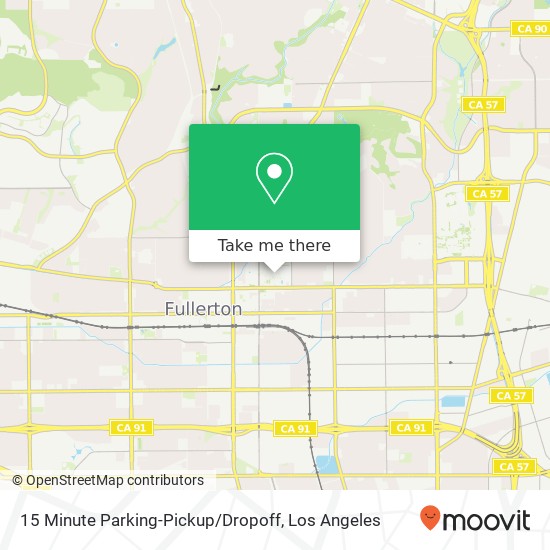 15 Minute Parking-Pickup / Dropoff map