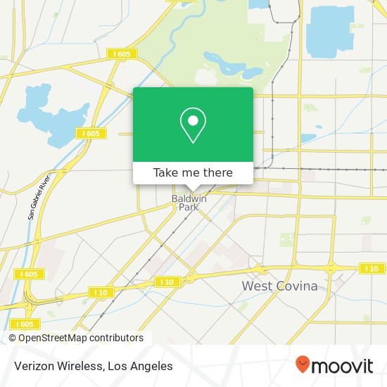 Mapa de Verizon Wireless