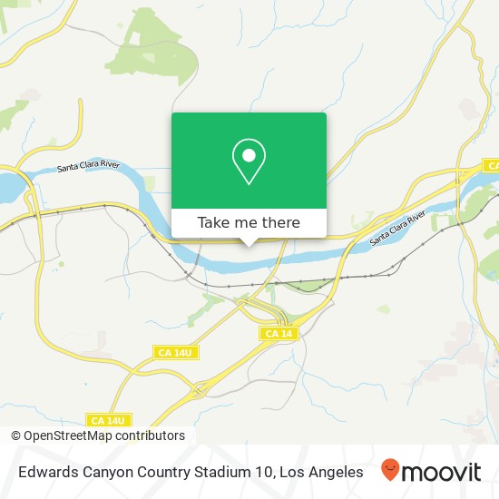 Edwards Canyon Country Stadium 10 map