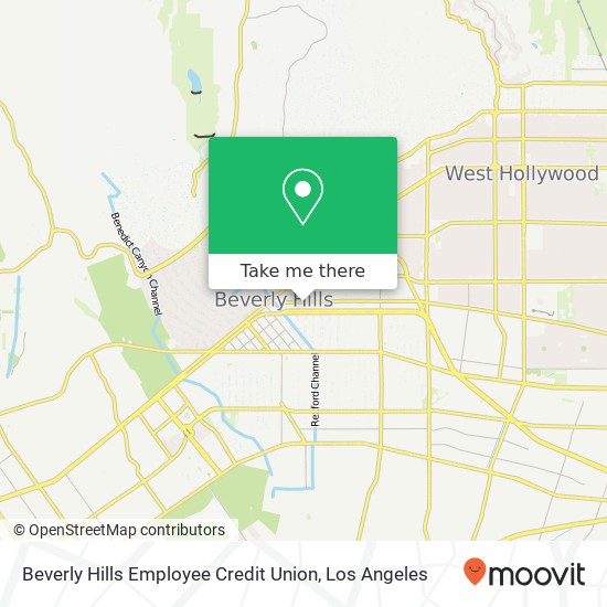 Mapa de Beverly Hills Employee Credit Union