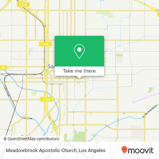 Meadowbrook Apostolic Church map