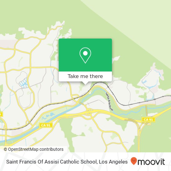 Saint Francis Of Assisi Catholic School map