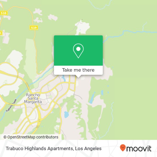 Trabuco Highlands Apartments map