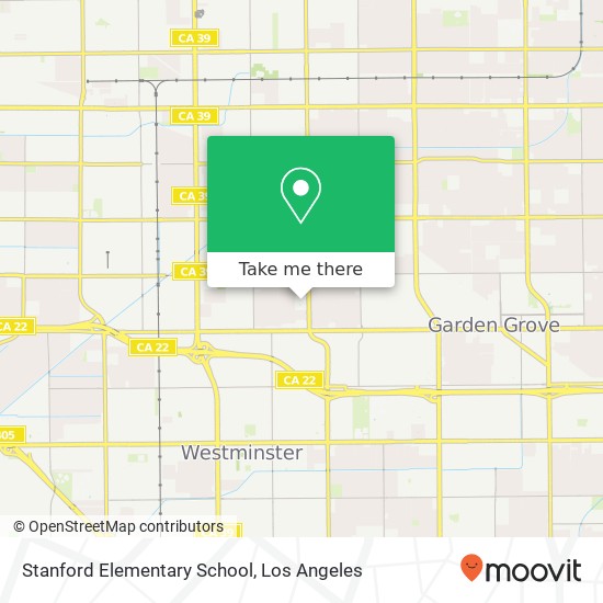 Mapa de Stanford Elementary School