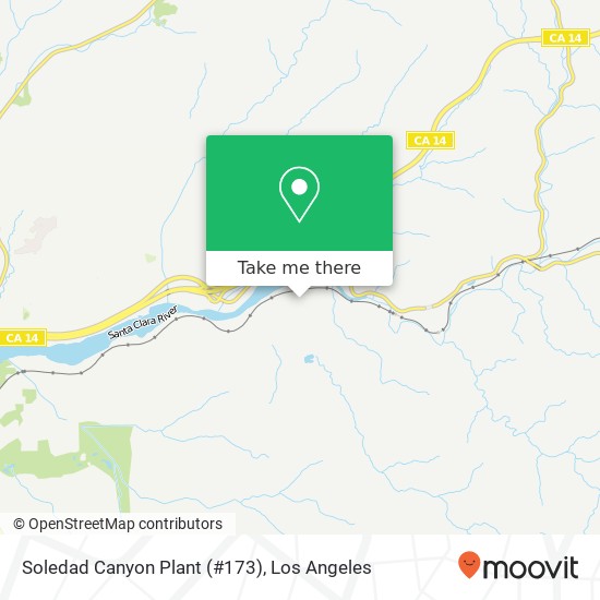 Soledad Canyon Plant (#173) map