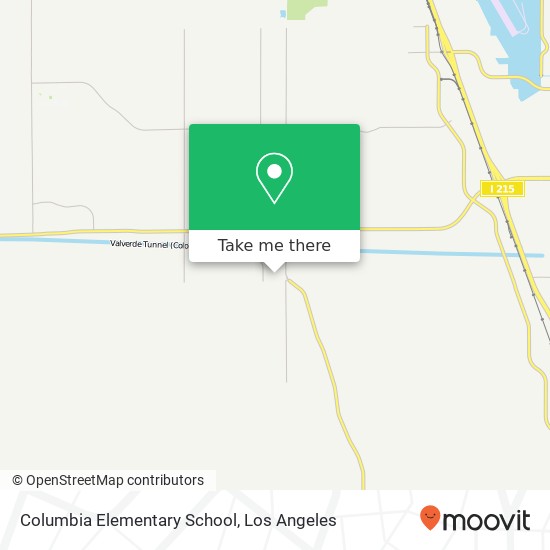 Mapa de Columbia Elementary School