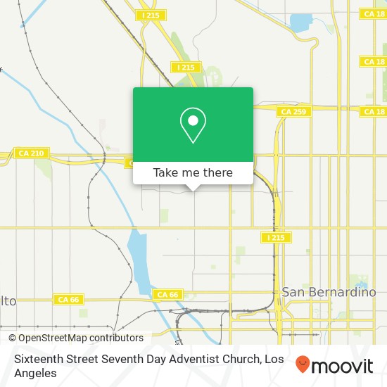 Mapa de Sixteenth Street Seventh Day Adventist Church