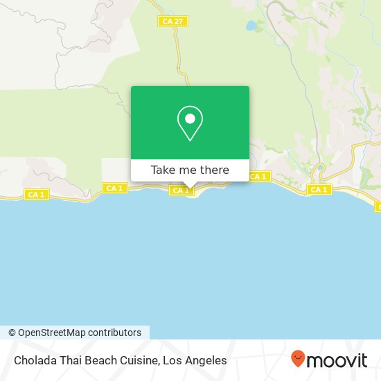 Mapa de Cholada Thai Beach Cuisine