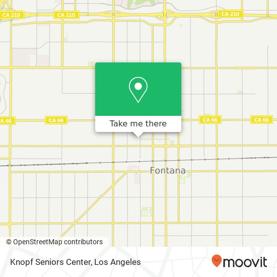 Knopf Seniors Center map