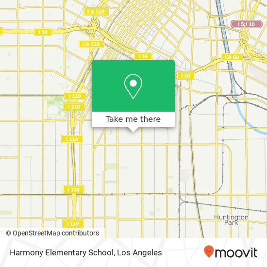 Harmony Elementary School map