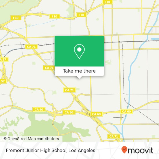 Mapa de Fremont Junior High School