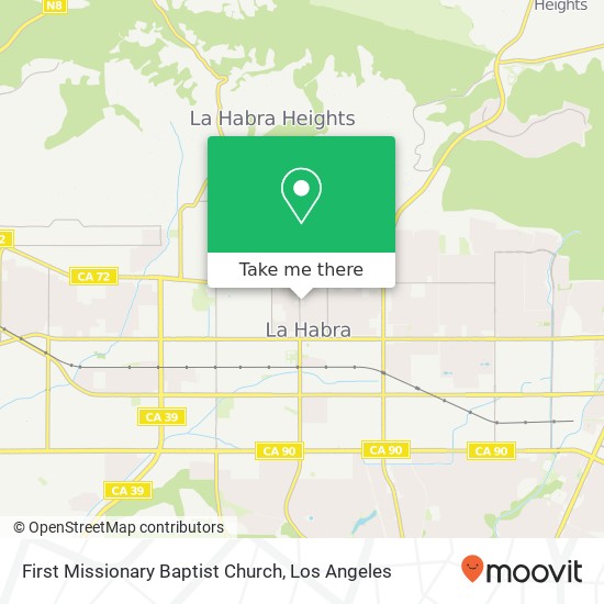 Mapa de First Missionary Baptist Church