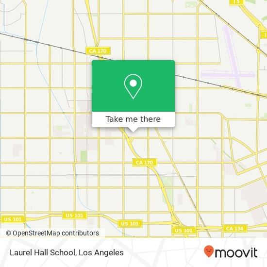 Laurel Hall School map