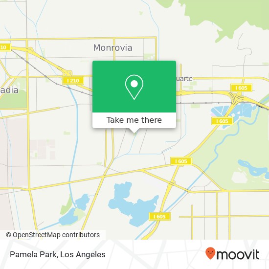 Mapa de Pamela Park