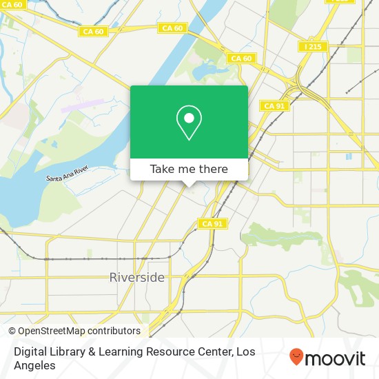 Mapa de Digital Library & Learning Resource Center