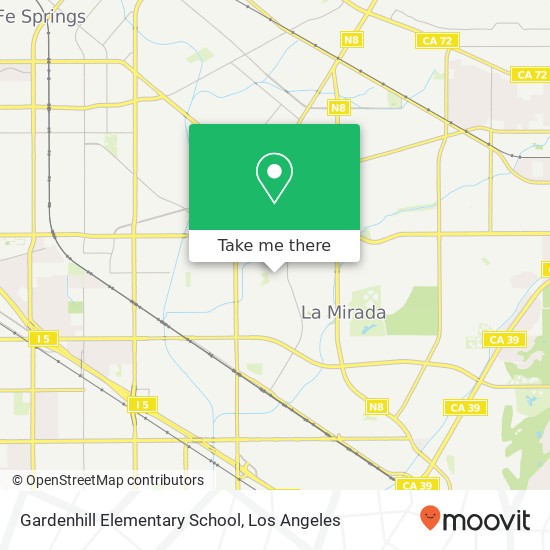 Mapa de Gardenhill Elementary School