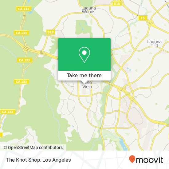 The Knot Shop map