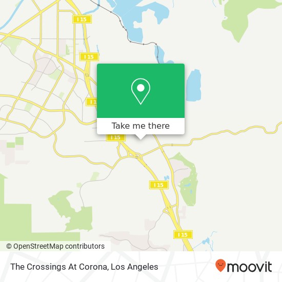 The Crossings At Corona map