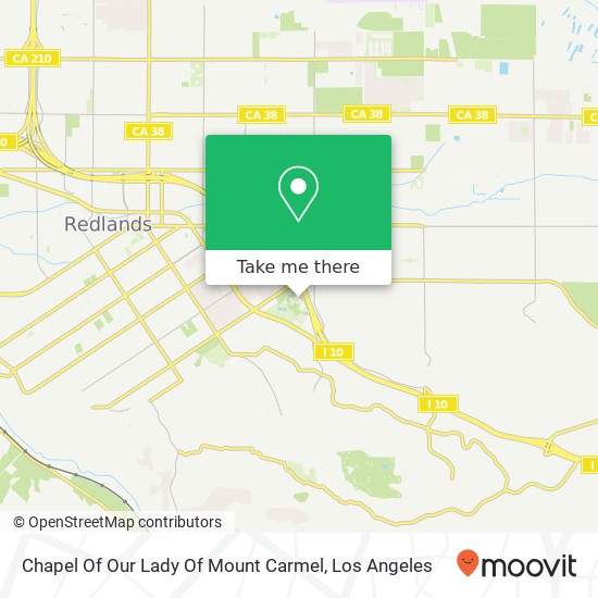 Chapel Of Our Lady Of Mount Carmel map