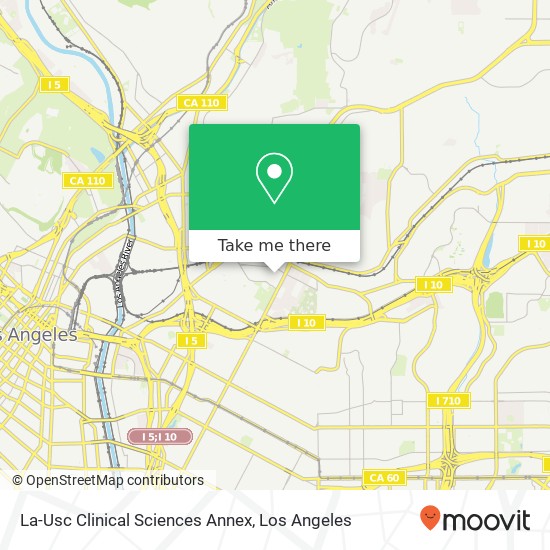 La-Usc Clinical Sciences Annex map
