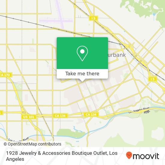 1928 Jewelry & Accessories Boutique Outlet map