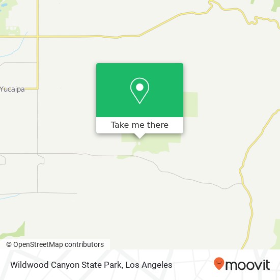 Wildwood Canyon State Park map